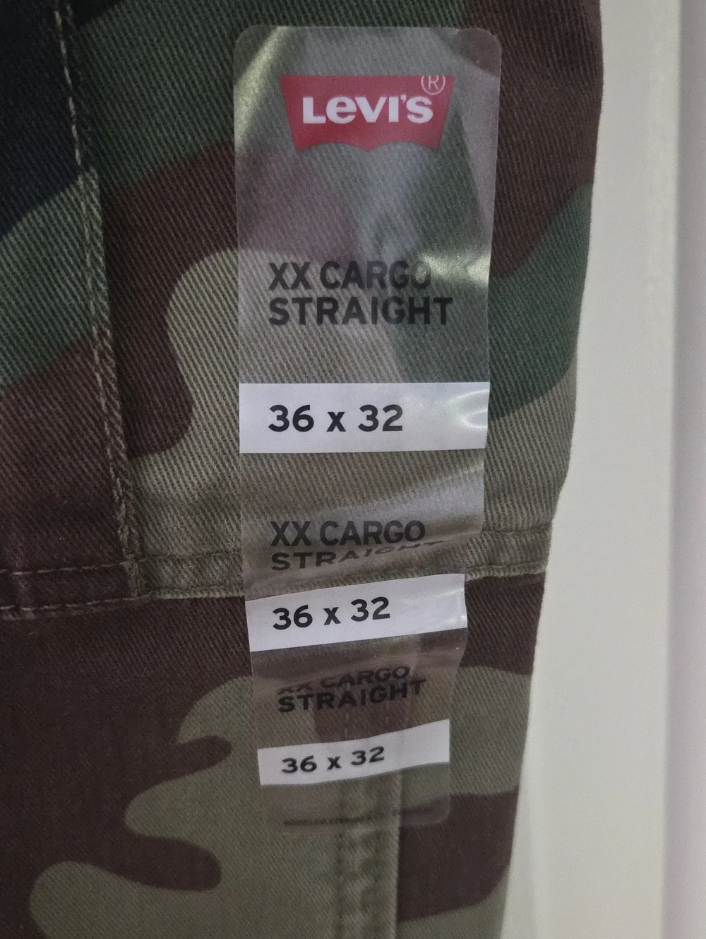 Levi's Men's Camo Cargo Pants in Green/Brown Camo